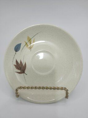 Vintage Franciscan Earthenware Autumn Leaves Saucer